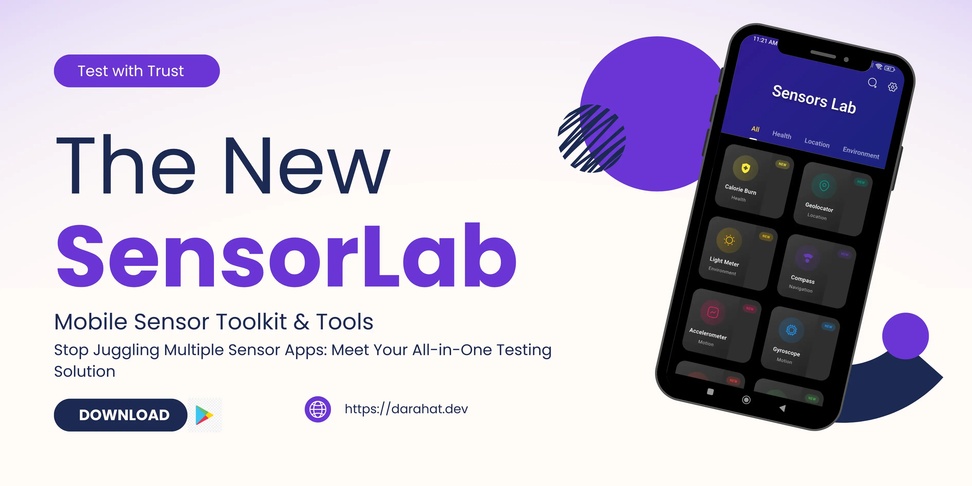 SensorLab Mobile Sensor Toolkit